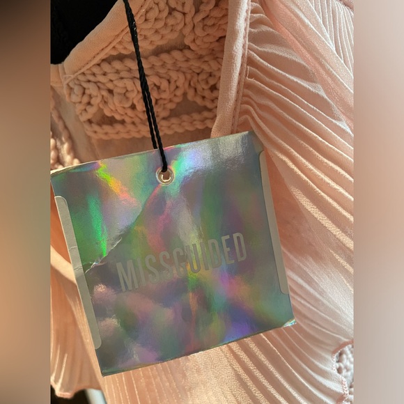 Soft Pink Lace Midi Dress - Picture 7 of 7